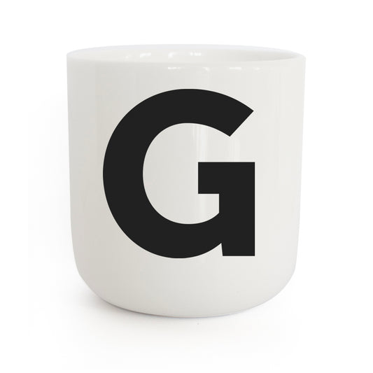 PLTY Design Becher Classic Letter G