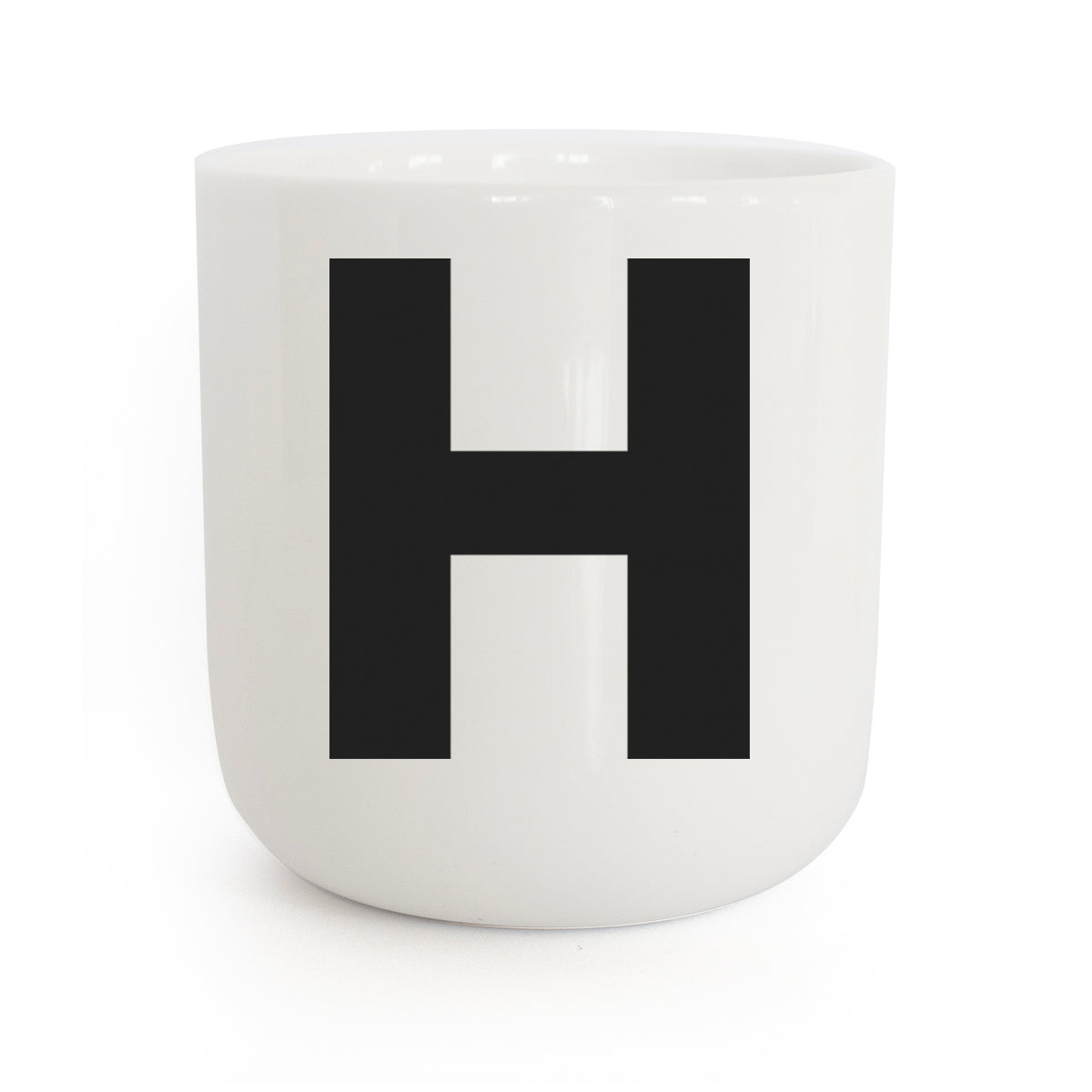 PLTY Design-Becher Classic Letter H