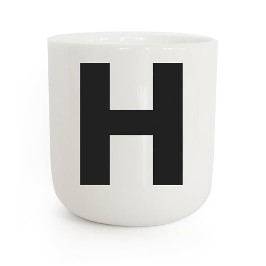 PLTY Design Becher Classic Letter H