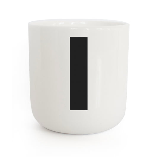 PLTY Design Becher Classic Letter I