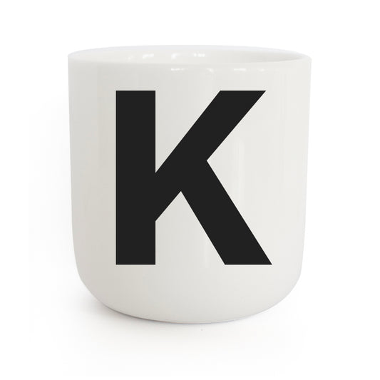 PLTY Design Becher Classic Letter K