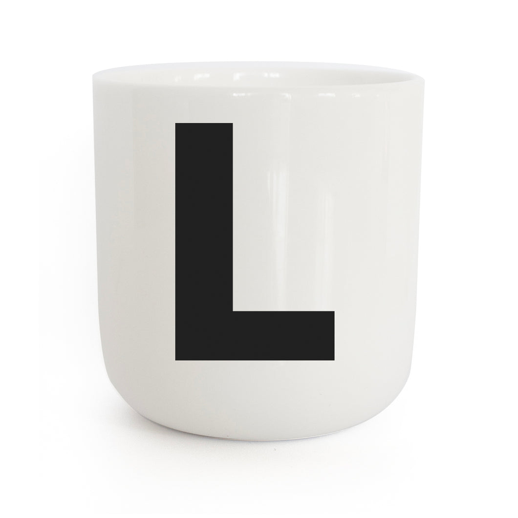 PLTY Design Becher Classic Letter L