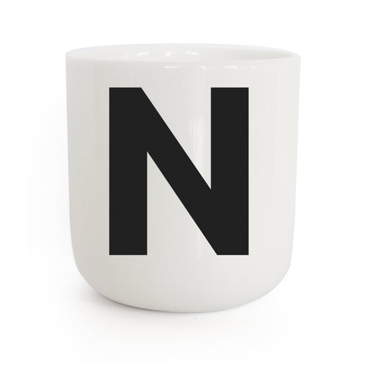 PLTY Design Becher Classic Letter N