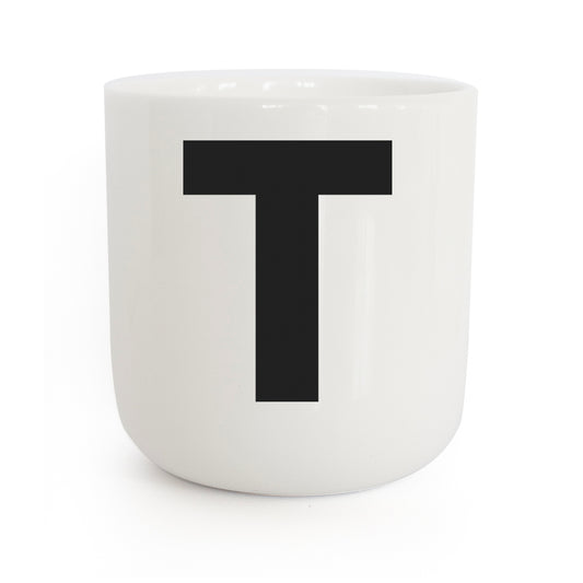 PLTY Design-Becher Classic Letter T