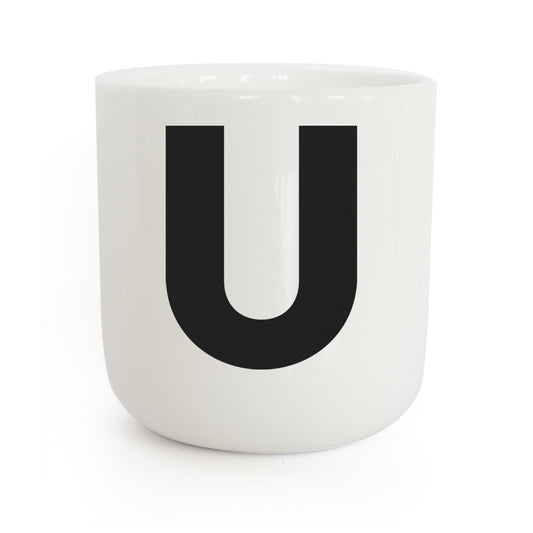 PLTY Design-Becher Classic Letter U