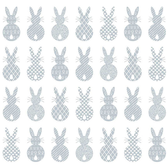 ppd Pure Easter Rabbits blue Lunch-Servietten 33x33 cm