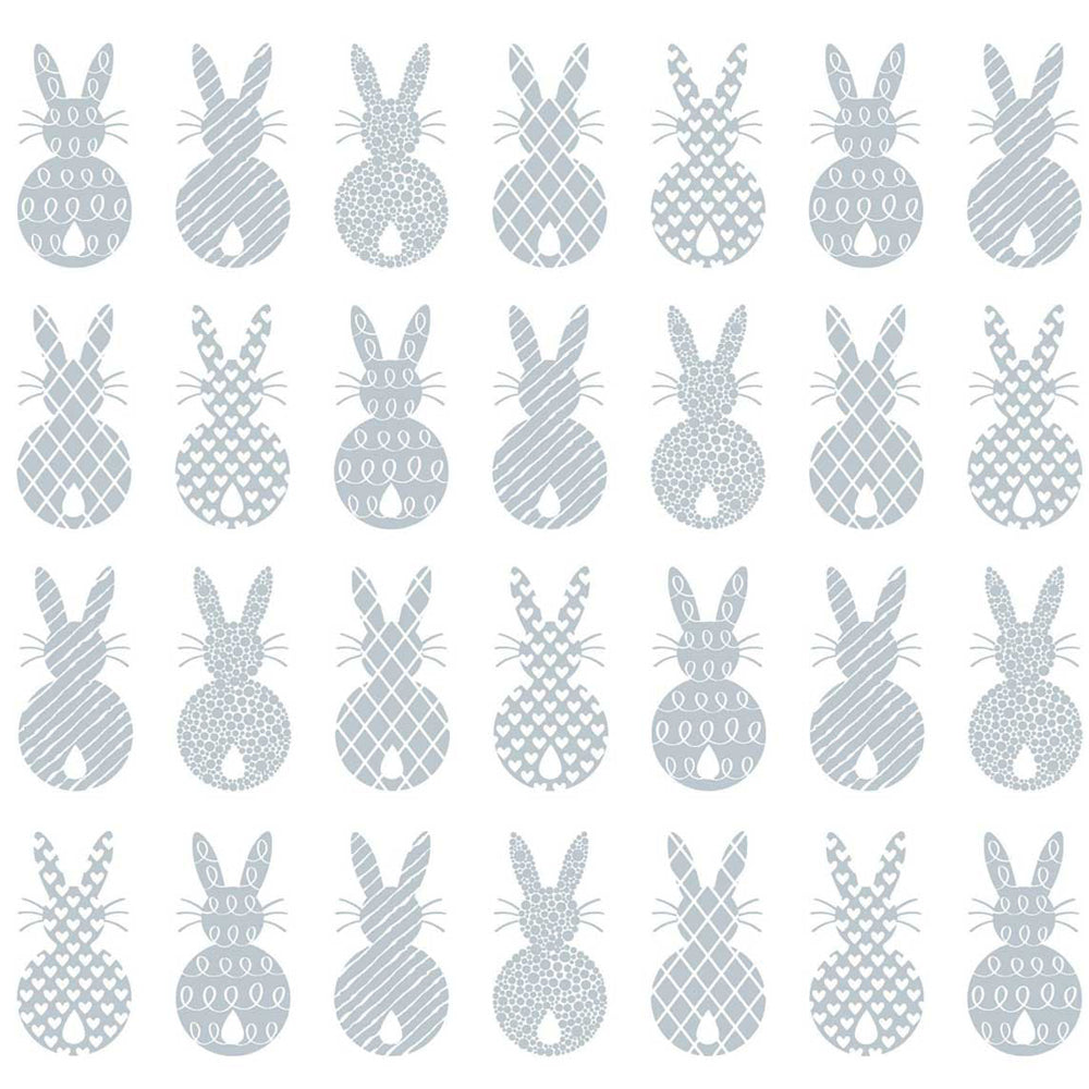 ppd Pure Easter Rabbits blue Lunch-Servietten 33x33 cm