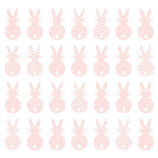 ppd Pure Easter Rabbits rosé Lunch-Servietten 33x33 cm