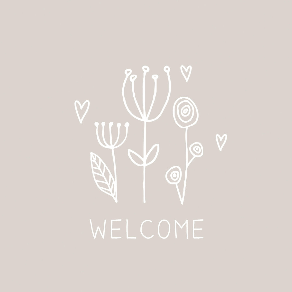 ppd Pure Summer taupe Lunch-Servietten 33x33 cm