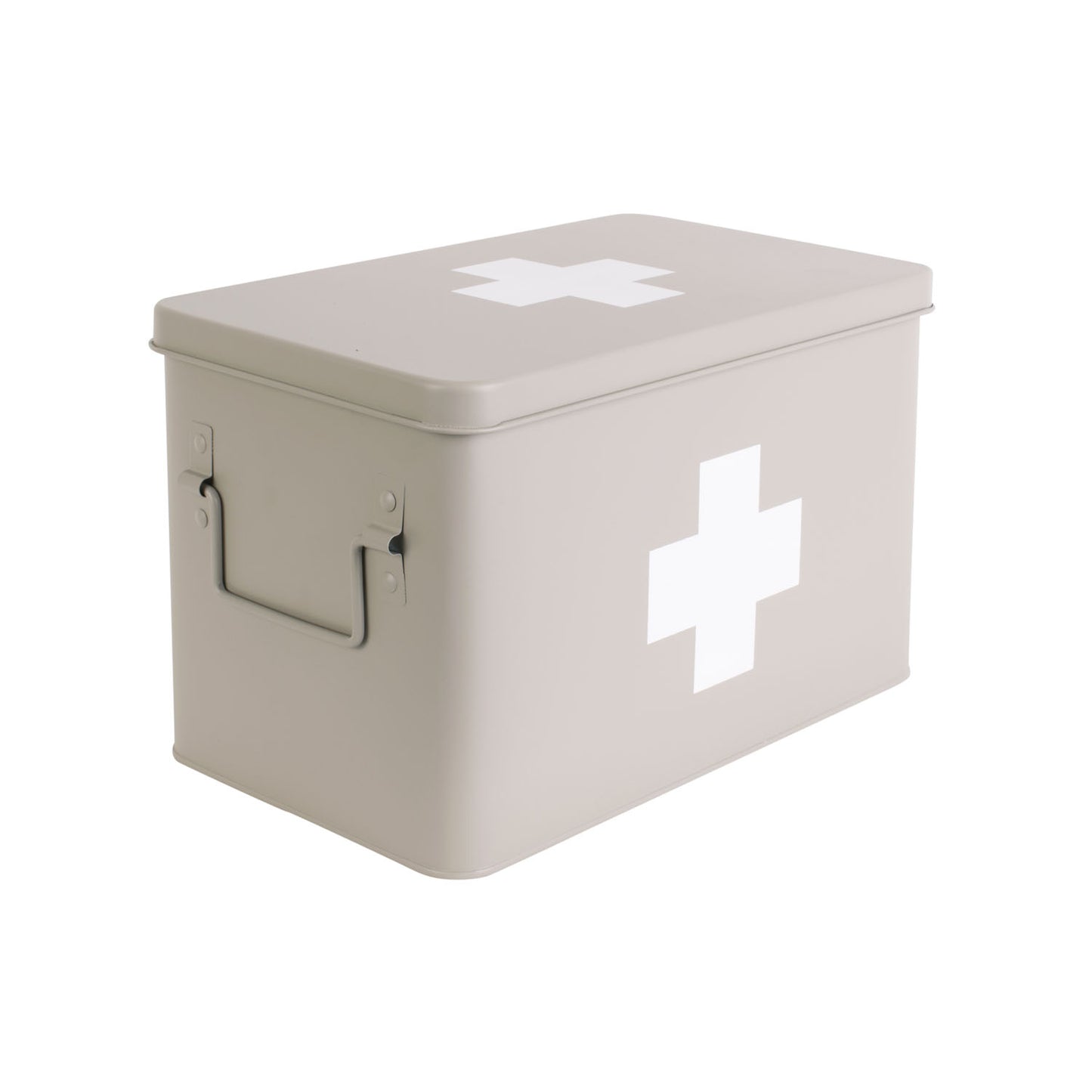 Present Time Medizinbox large warmgrau