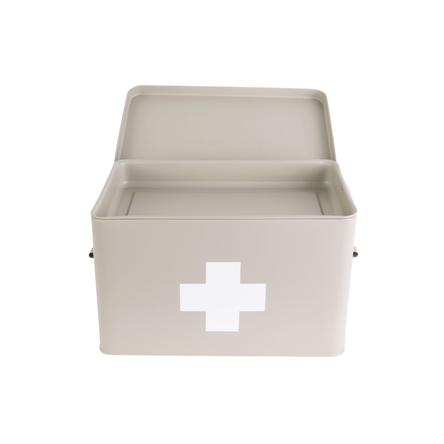 Present Time Medizinbox large warmgrau