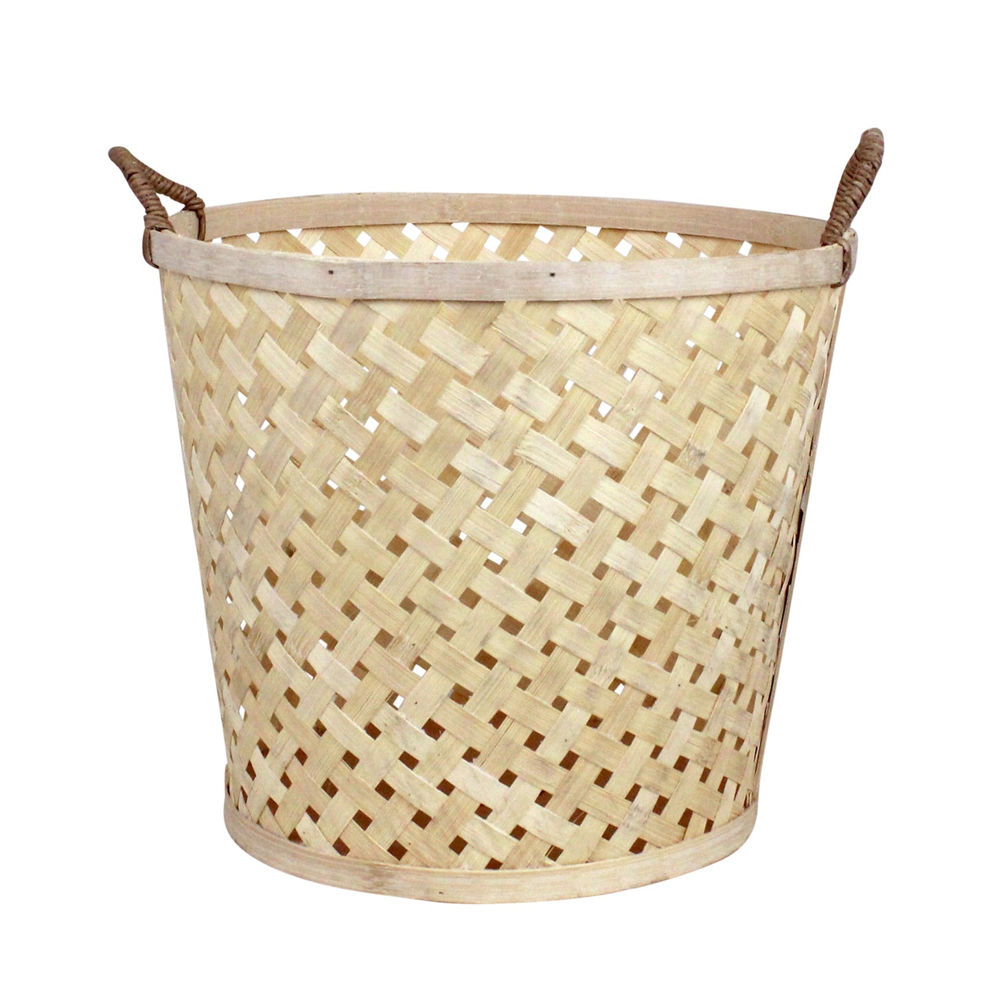 Strömshaga Konischer Korb mit Griffen Ida large natur