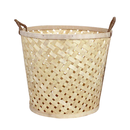 Strömshaga Konischer Korb mit Griffen Ida large natur
