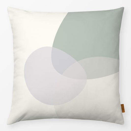 Textilwerk Kissen Soft 40x40 cm Organic Stones creme