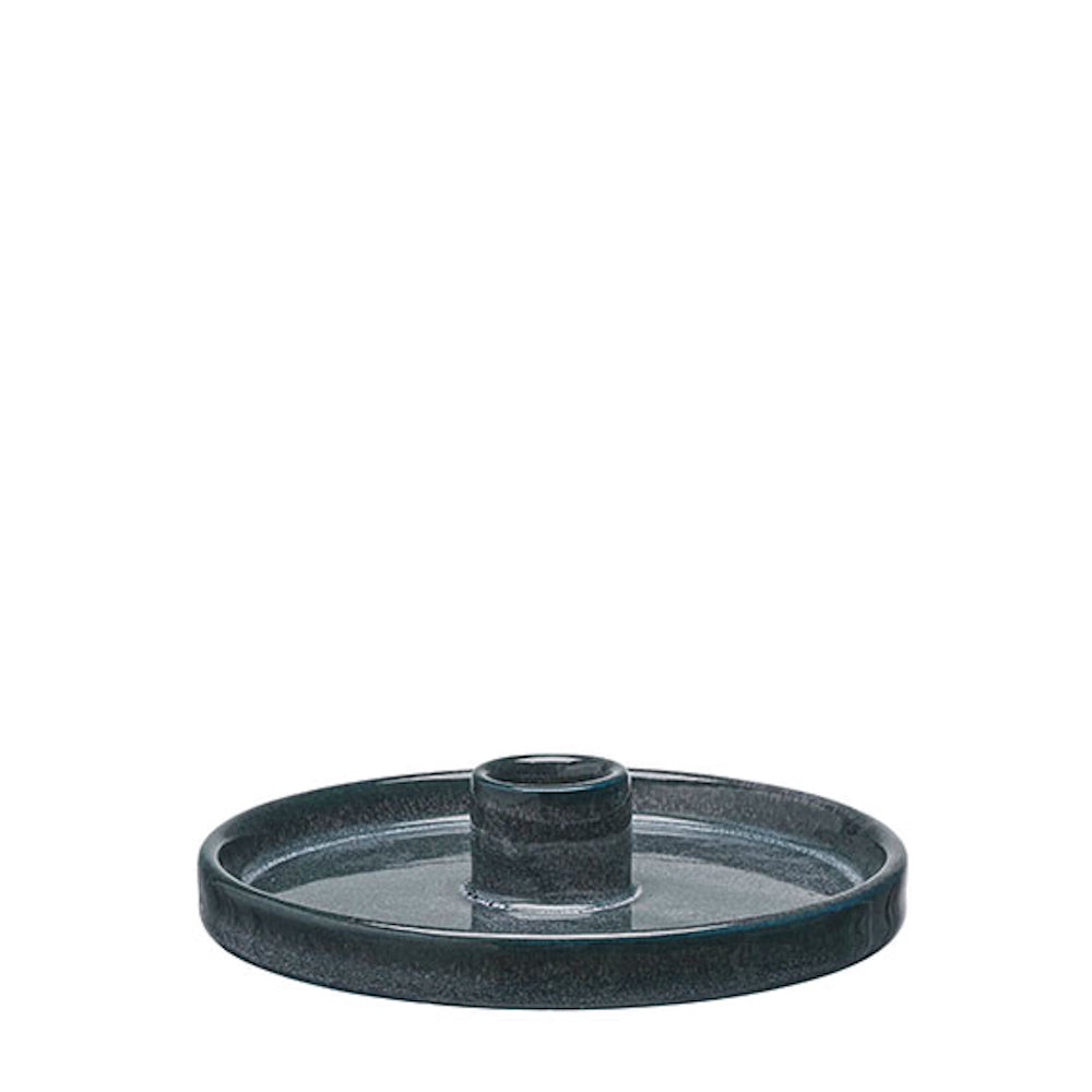 Wikholm Form Isabell Kerzenhalter Ø 14 cm blaugrau