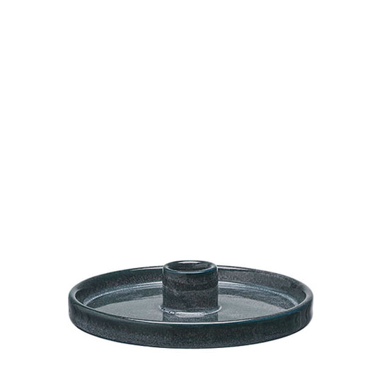 Wikholm Form Isabell Kerzenhalter Ø 14 cm blaugrau