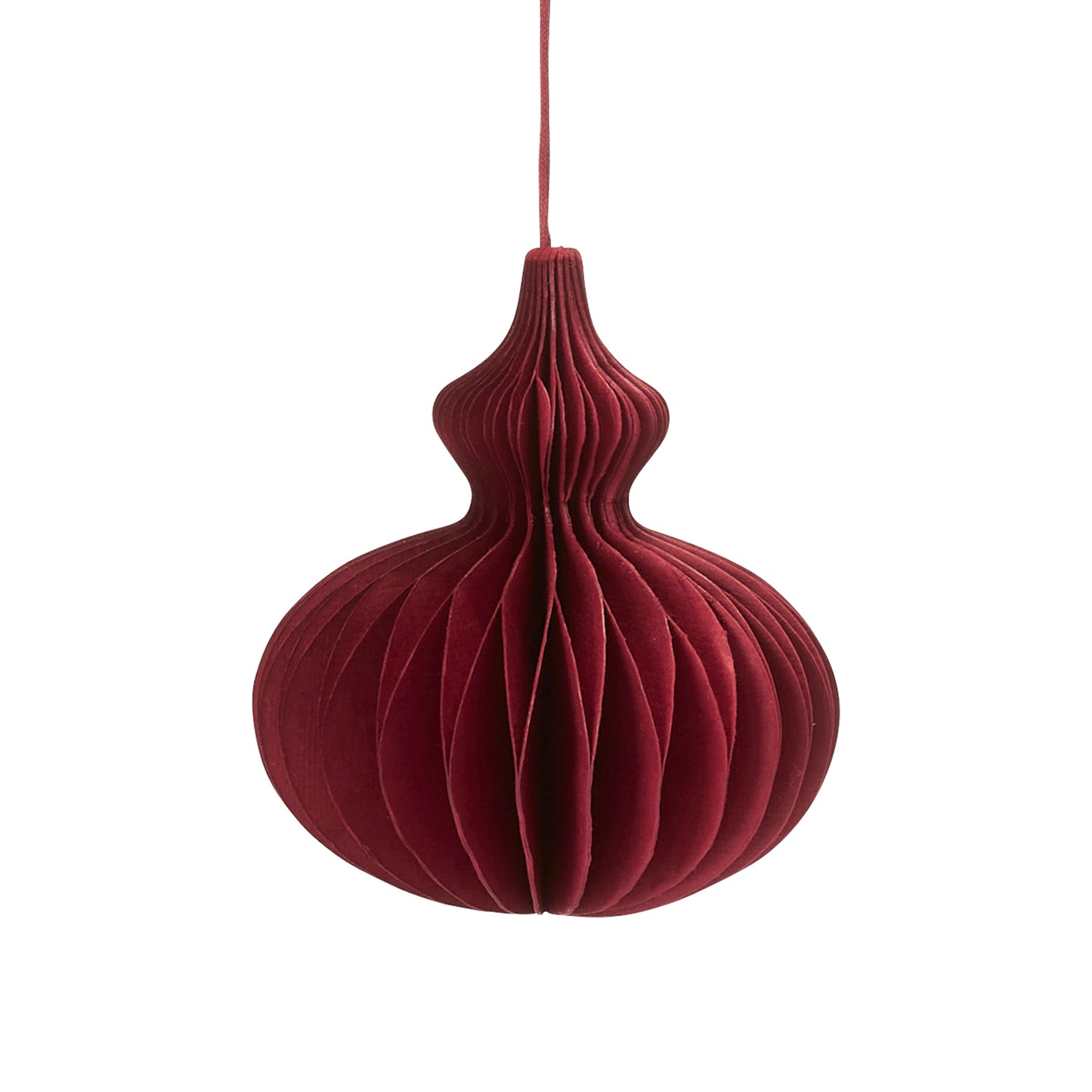 Wikholm Form Weihnachtskugel 4er Box dunkelrot