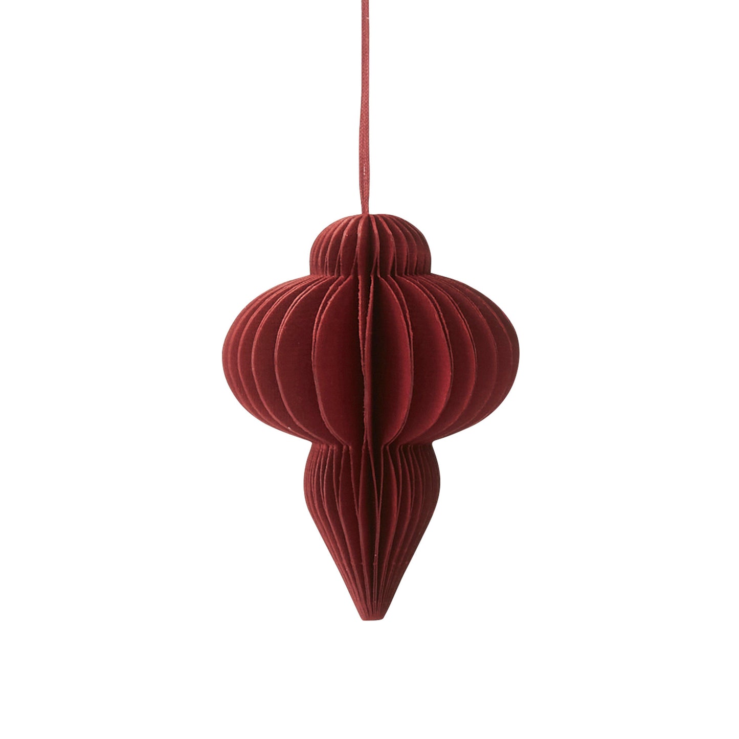 Wikholm Form Weihnachtskugel 6er Box dunkelrot