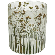 Lade das Bild in den Galerie-Viewer, Wikholm Form Windlicht mit Trockenblumen Ø10 cm
