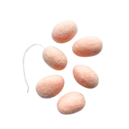 Delight Department Filzei pfirsich Dekohänger