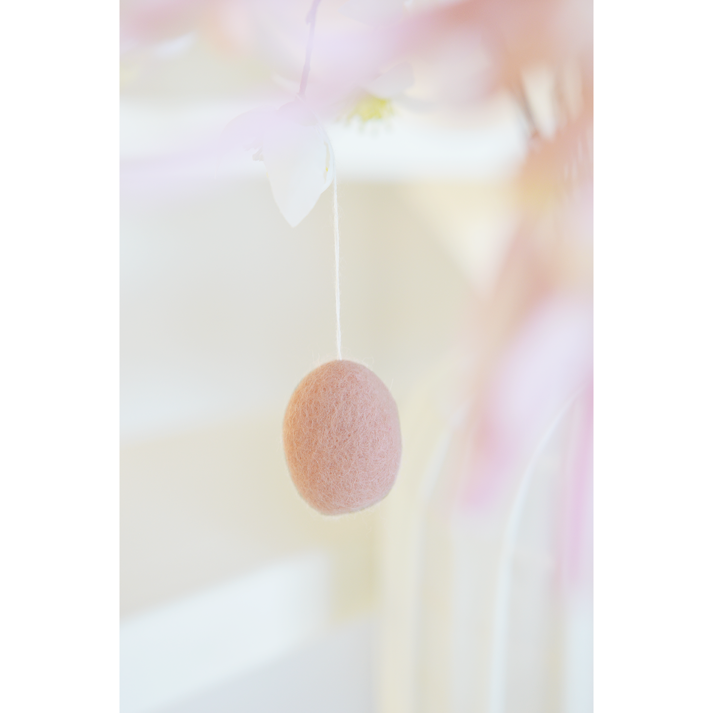 Delight Department Filzei pfirsich Dekohänger