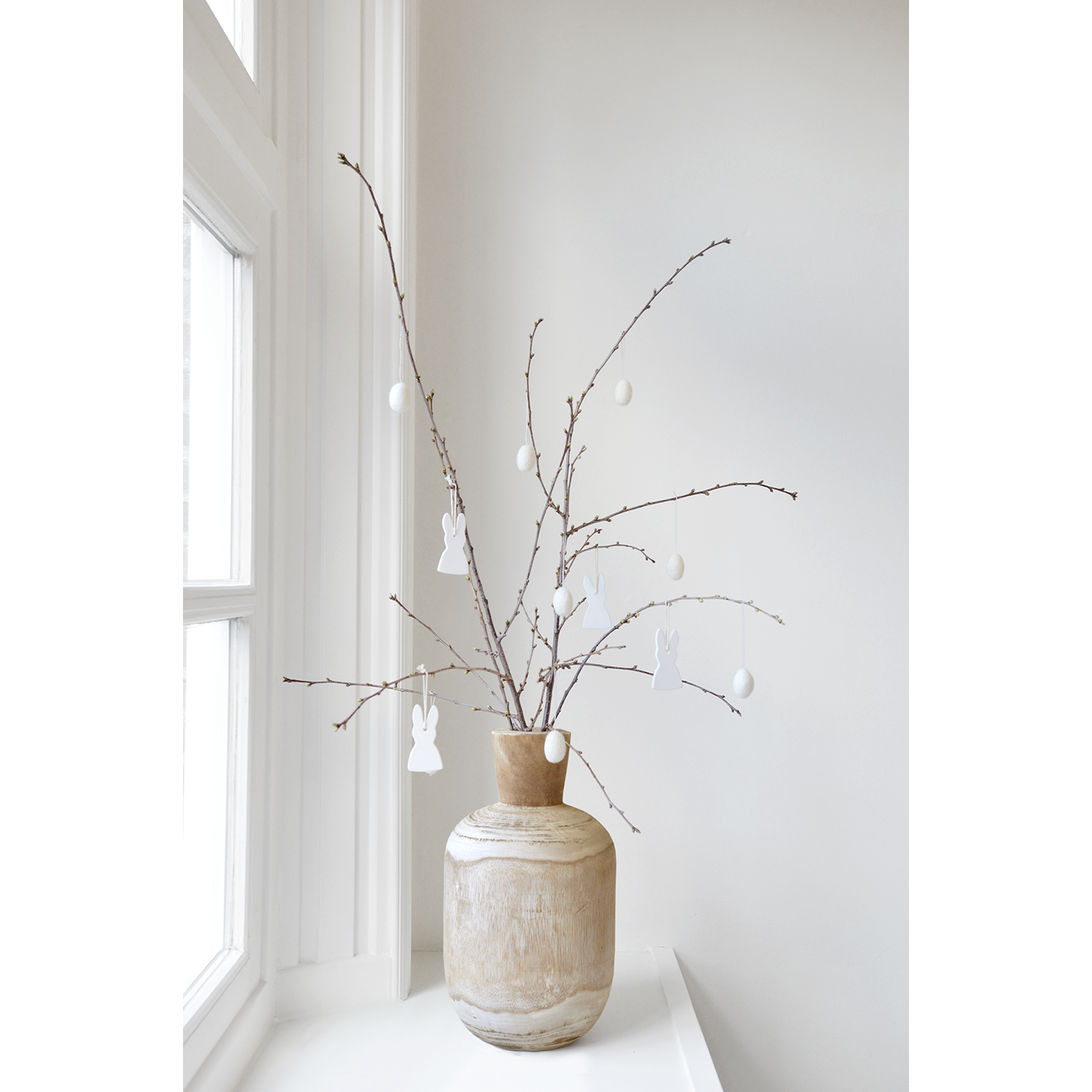 Delight Department Filzei weiß Dekohänger