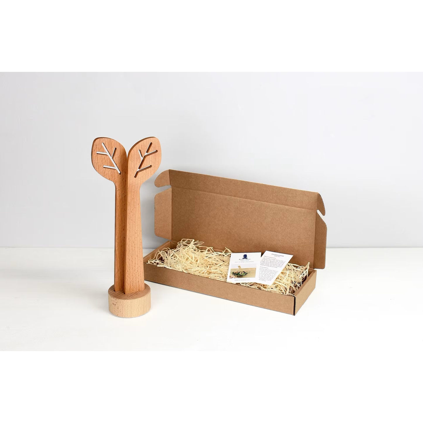 Designstudio Reine Mère Salatbesteck Blätter