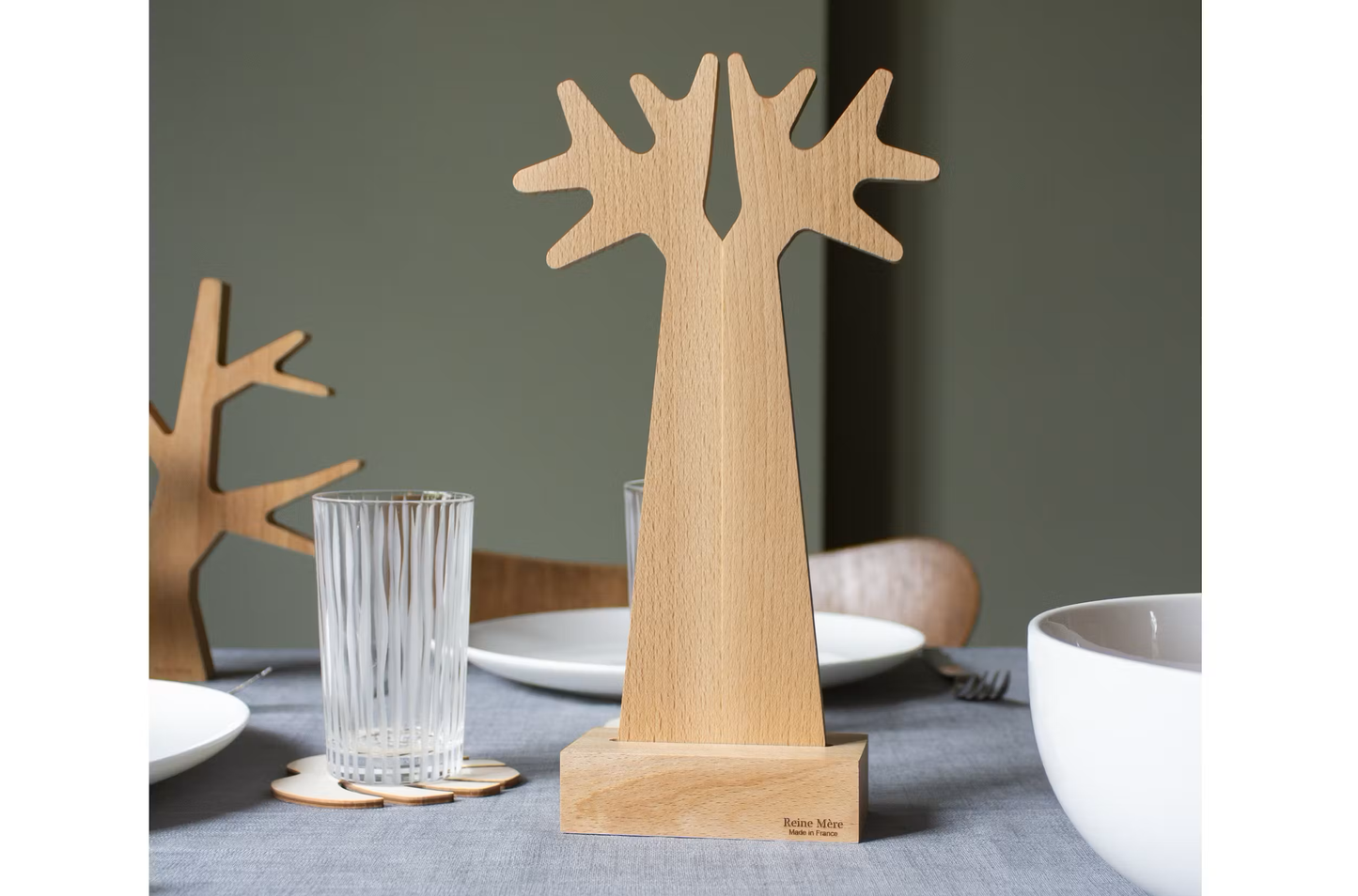 Designstudio Reine Mère Salatbesteck Zweige