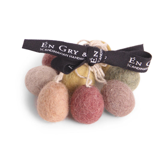 Gry & Sif Mini Eier bunt pastell 8er-Set
