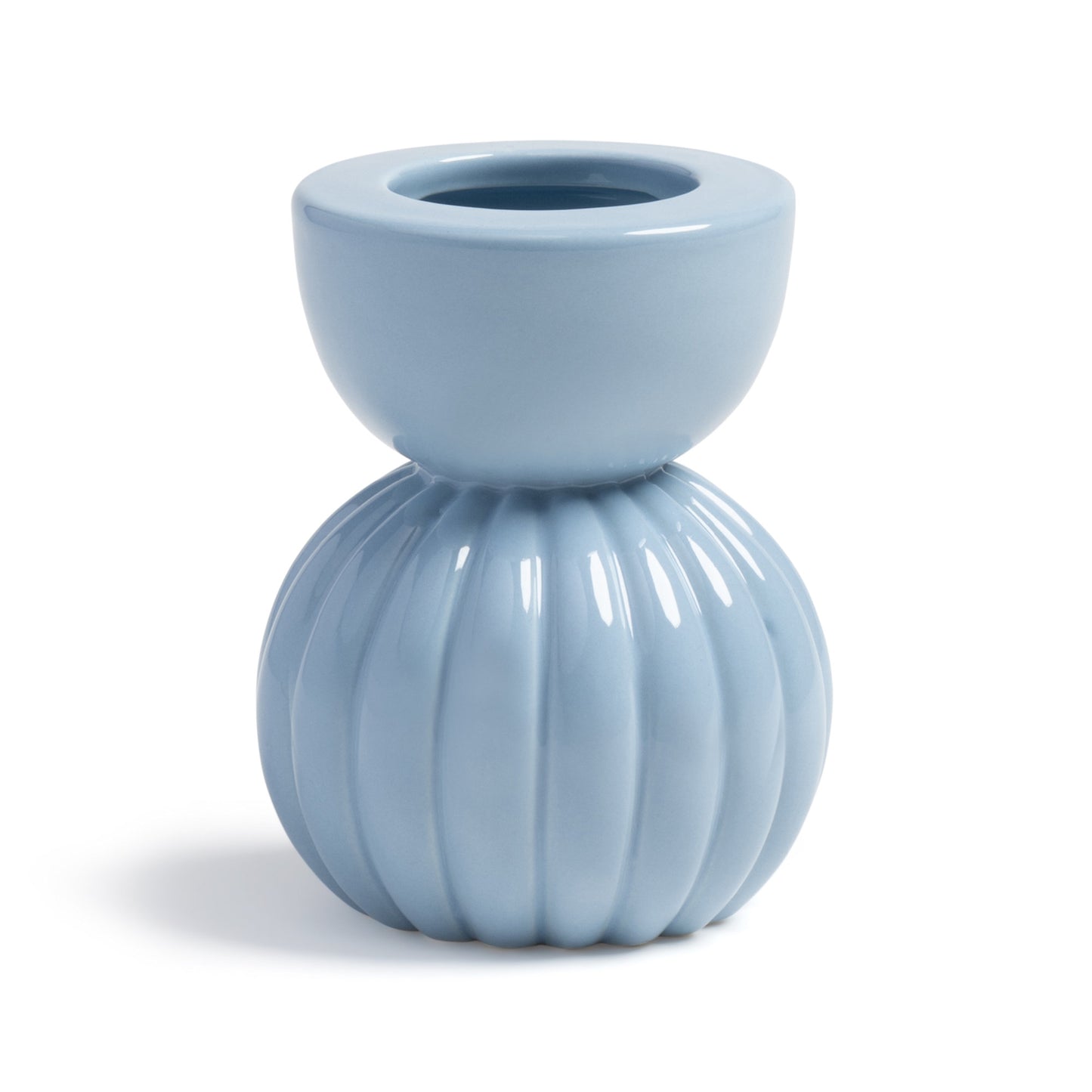 &klevering Vase stack hellblau