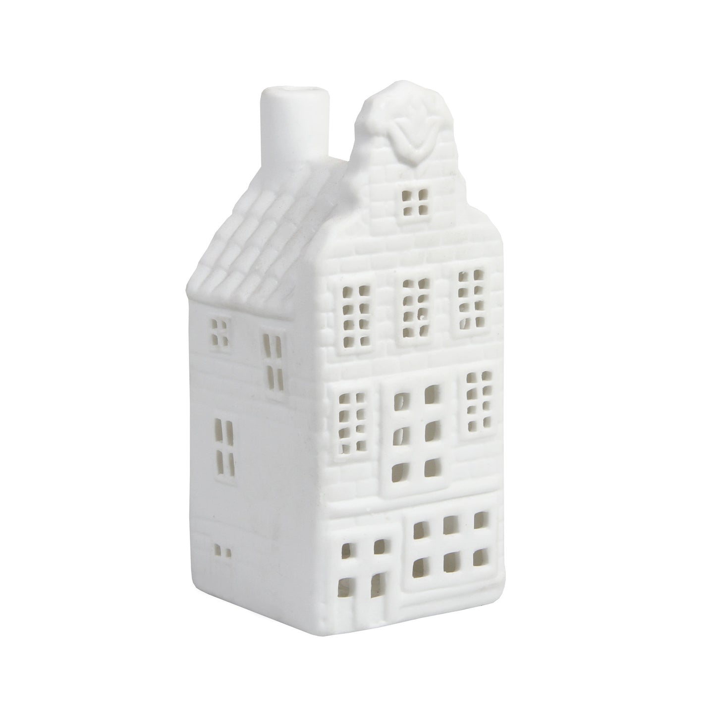 &klevering Teelicht Grachtenhaus Tulip