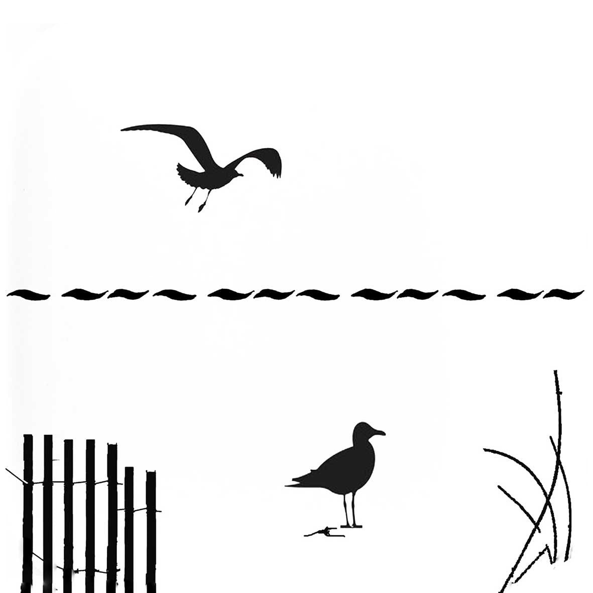 ppd Atelier Plage Lunch-Servietten 33x33 cm