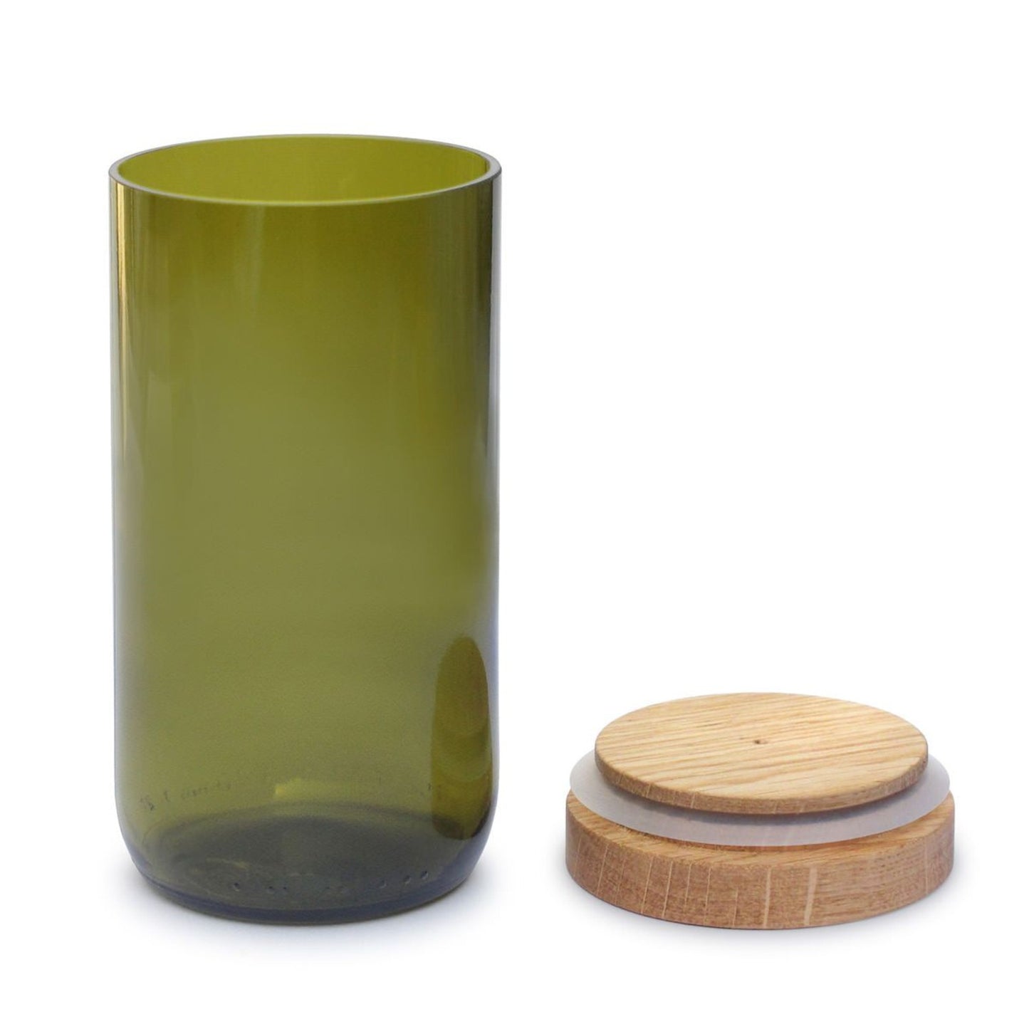 side by side Design Vorratsglas 450 ml grün