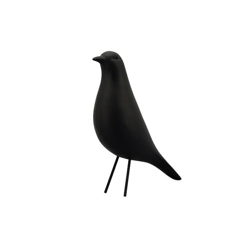 Wikholm Form Design Dekofigur Vogel L black white