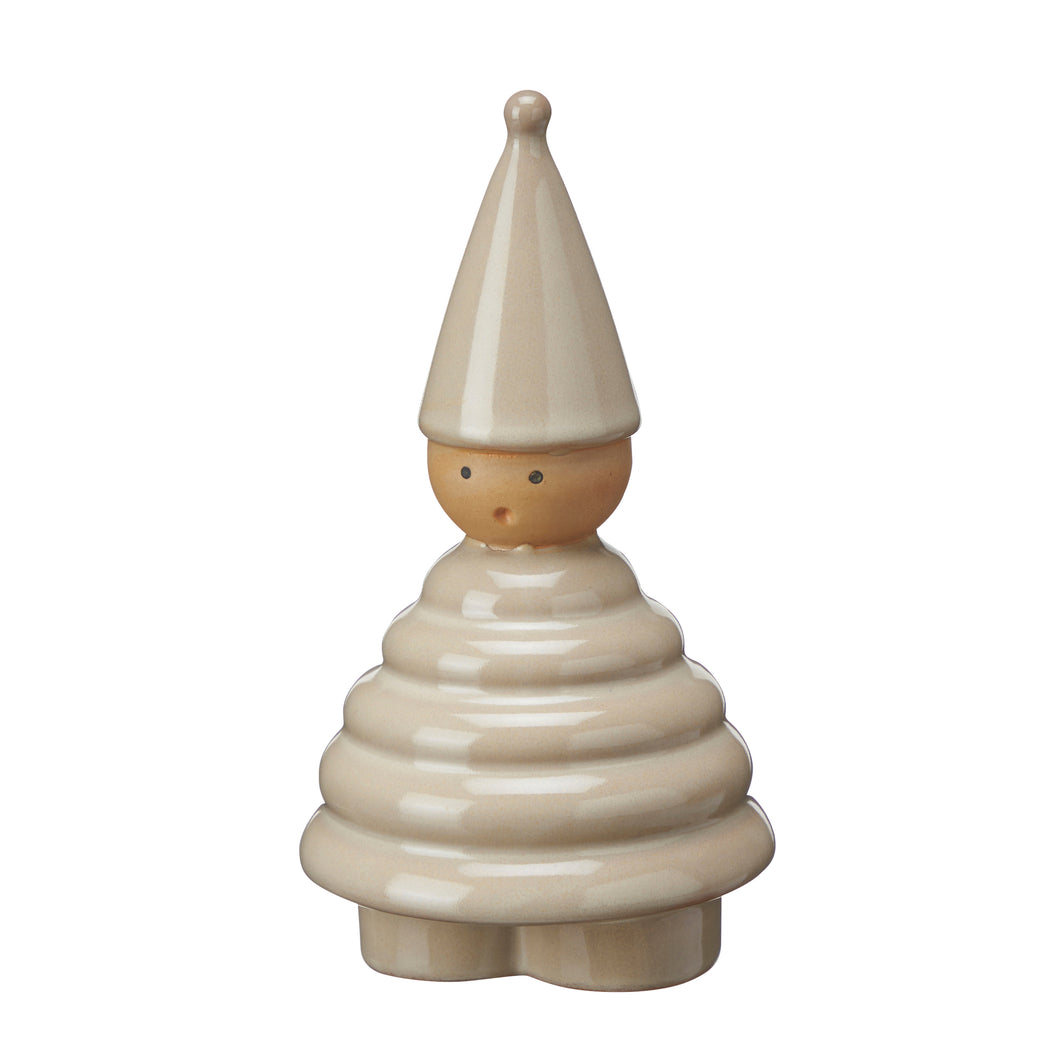 Wikholm Form Julius Weihnachtswichtel Steingut beige